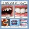 Силиконовые зубные протезы, искусственные зубы, полный набор, мягкие, безопасные, простые в использовании, идеальная посадка, для полости рта, улучшают состояние при потере зубов, сломанный временный набор для протезов