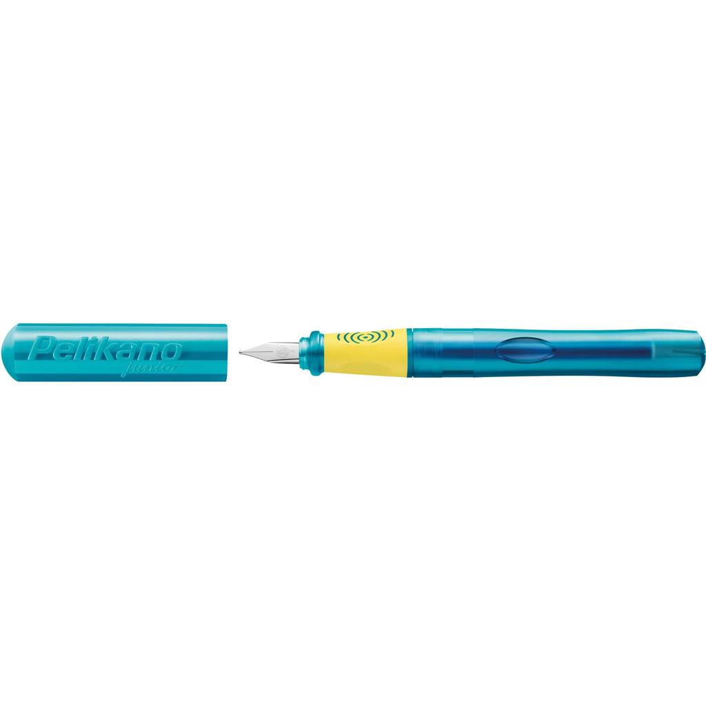 Pelikan Pelikano Fountain Turquoise Medium Nib Jr. Pen, Blue, (A) [Authentic]