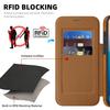For iPhone 17 Pro Max Case Compatible with MagSafe RFID Blocking Card Holder Leather Phone Cover