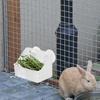 Feeder Stand, Feeder, Large Capacity, Feeding Manger, Grass Holder for Hamsters And Small Animals
