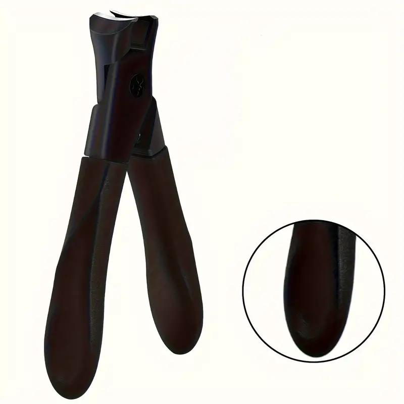 1 шт. Щипчики для ногтей с толстыми краями, маникюрные кусачки для ногтей, педикюрные инструменты с большим отверстием, защищенные от брызг