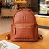 Женская кожаная сумка из крокодиловой кожи, дорожный рюкзак