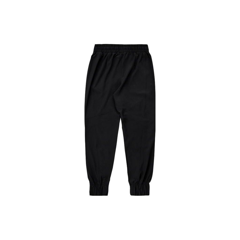 Under Armour Женские спортивные брюки с принтом логотипа и шнурком в стиле ретро, эластичный пояс, черные 1373193-001