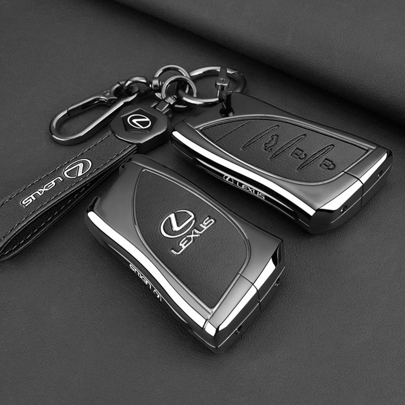 DMTZ1 Zinc Alloy leather Key Case Shell Car Key Cover For Lexus NX ES UX US RC LX GX IS RX 200 250h 350h LS 450h 260h 300h UX200