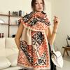 65 * 190cm Autumn And Winter New Women'S Solid Color Versatile Simple Tassel Imitation Cashmere Double-Sided Scarf Warm Scarf Atmosphere Shawl