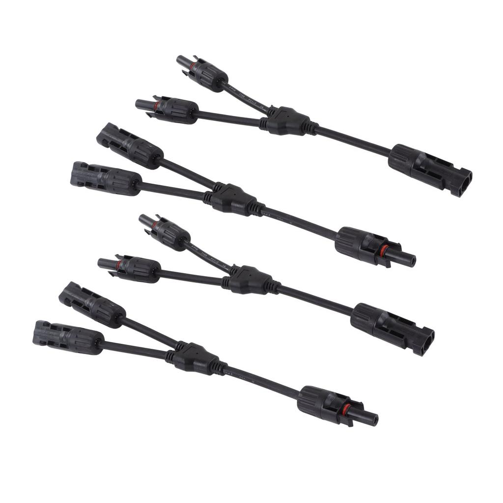 2 Комплекта Солнечная панель Фотоэлектрический Y-образный Параллельный кабель PV Адаптерный кабель Провод Штекерный Разъем IP67 1000 В постоянного тока PV LTY2