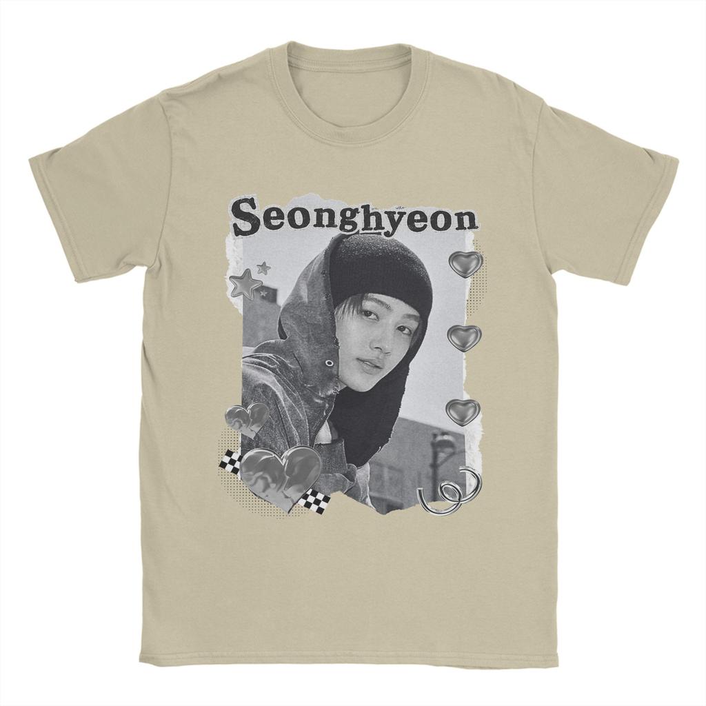 CORTIS Seonghyeon Kpop Футболки Мужские Женские Смешные 100% Хлопок Футболка С Круглым Вырезом С Коротким Рукавом Футболки Летняя Одежда