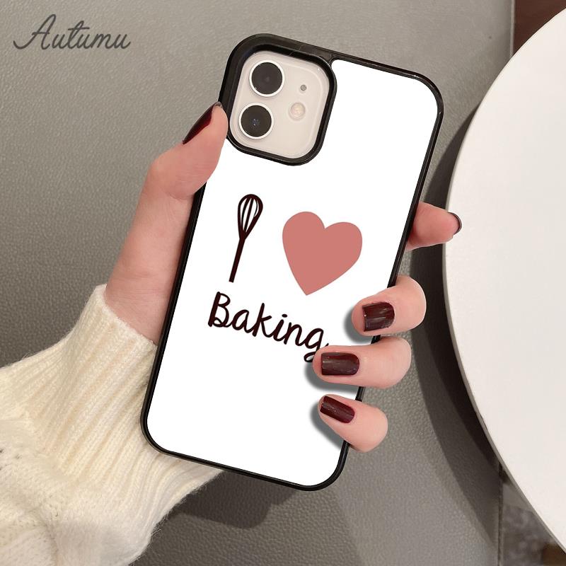 Baking Cooking Utensils Chef Phone Case for iPhone 17 Air 15 16 16e 11 12 13 14 Pro Max Plus Cover coque Fundas Shell