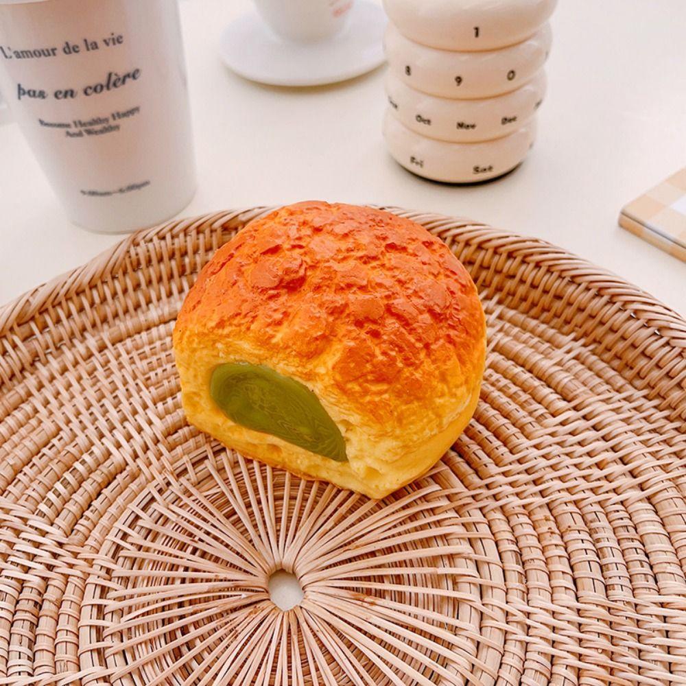 Bread Toast Food Creative Simulation Donuts Slow Rising Squeeze Stress Relief Toys Spoof Tease People Desktop Toy