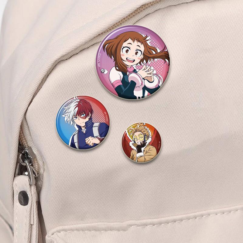 32/44/58 мм аниме значок Моя геройская академия Мидория Изуку/Бакуго Катсуки/Тодороки Шото мультфильм брошь булавки рюкзак одежда аксессуары подарок