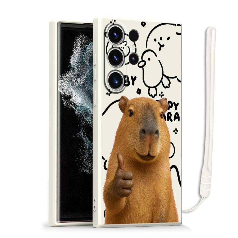 Чехол для Samsung Galaxy S26 S20 FE Note 20 10 Ultra S25 Edge S22 S23 S24 Ultra S21 Plus Чехол для телефона Капибара Хороший
