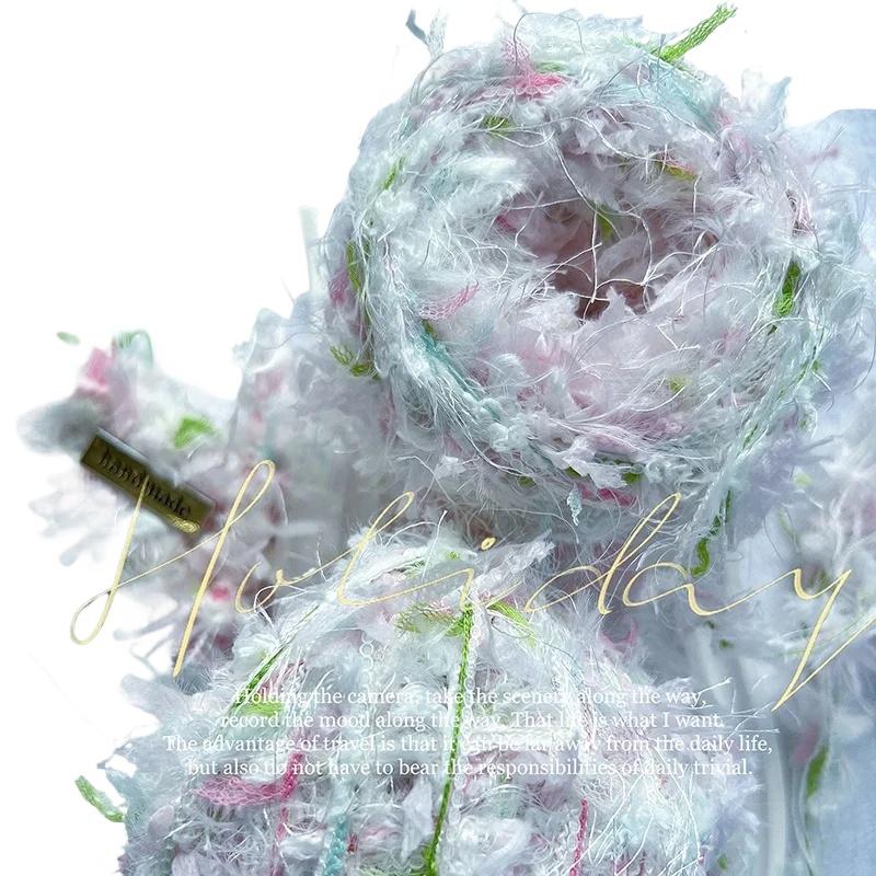 80 г/моток пряжа бабочка шерстяная мягкая смешанная пряжа мохеровая пряжа ручного крашения вязаная крючком шарф шапка свитер и сумка