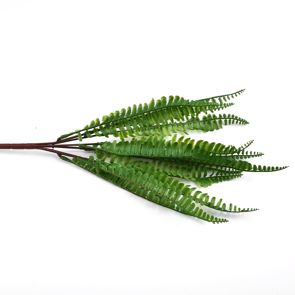 Для офиса/свадьбы Искусственные цветы Реалистичные кустовые растения с листьями папоротника