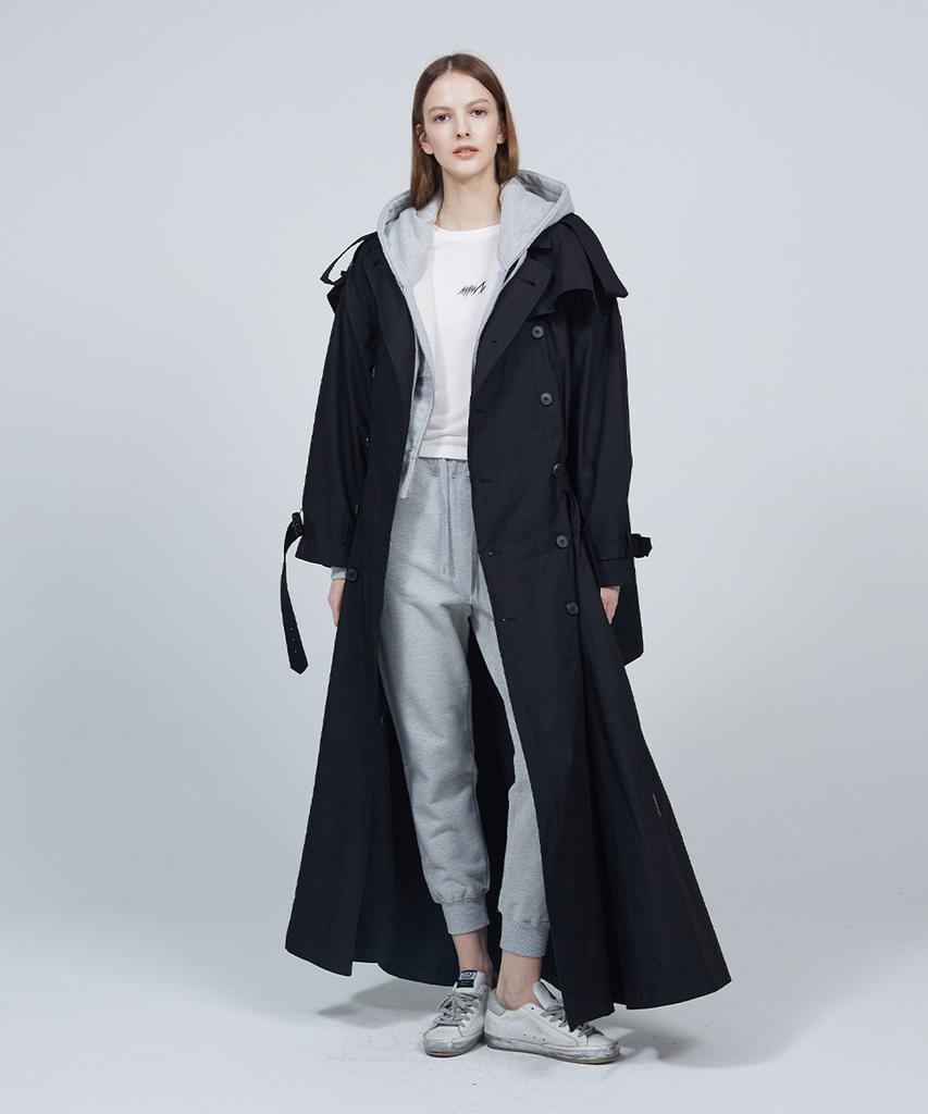 Mmam Signature Double Button Trench Coat
