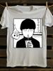 Аниме Mob Psycho Шигео Кагеяма Графическая Футболка Мужская Футболка Женские Футболки с Принтом Букв Футболка с Коротким Рукавом Повседневная Уличная Футболка Топ