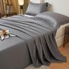 Silk 100% All Cotton Long Staple Cotton  Bed Sheet Bed Linen Solid Color