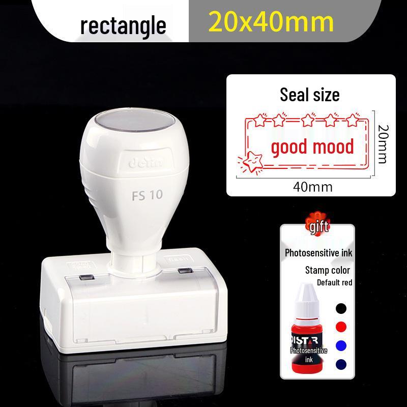 Штамп с индивидуальным логотипом цветочного магазина - Дизайн печати, узоры для DIY (Круглый и Прямоугольный)