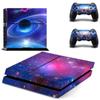 VAORLO Galaxy Star Vinyl Skin Sticker Protector For PS4 Console+1PCS Controller Skin Cover