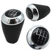 6 Speed PU Leather Gear Shift Knob Lever Shifter Stick Pen For Mazda 3 6 3 Series CX-7 MX-5 2009 2010 2011 2012 2013 2014-2017