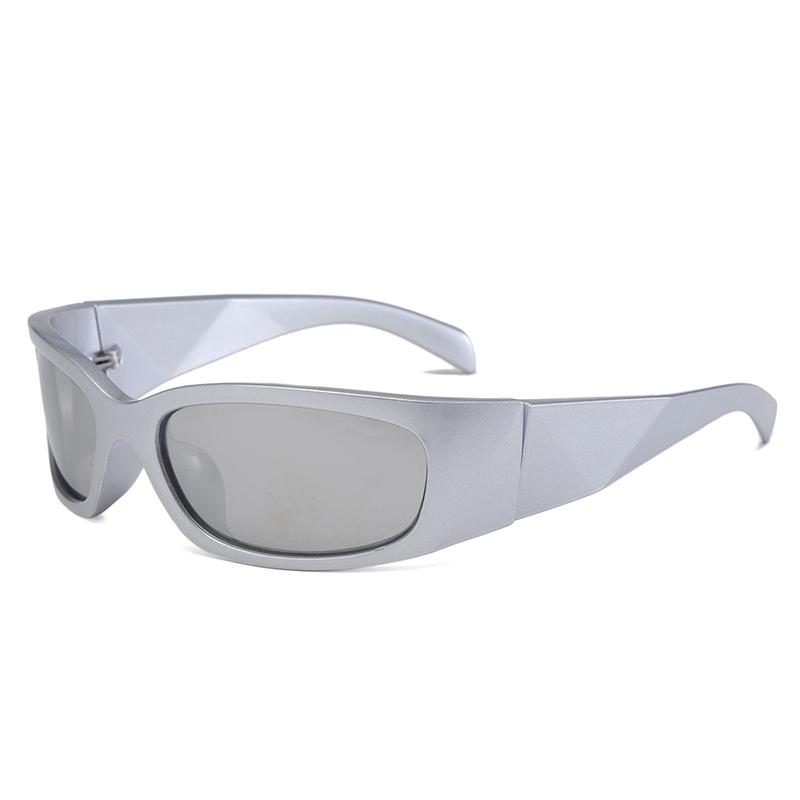 Технологичные Панк Солнцезащитные очки Женские Мужские Мода Будущее Чувство Дизайнерские Солнцезащитные очки Бренда Вечеринка Леди Мужские Очки UV400