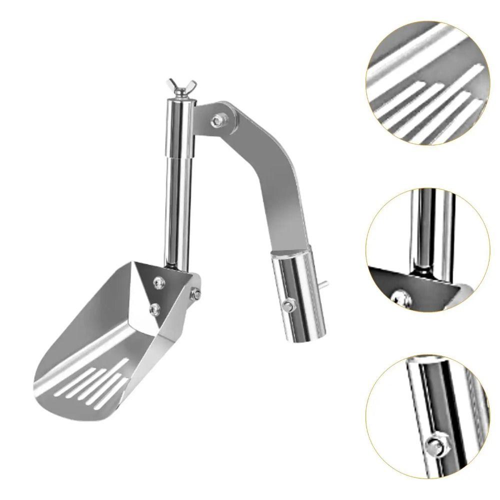 Aluminum Zinc Zinc Alloy Gutter Cleaning Shovels Thicken Roof Gutter Cleaning Tools Household