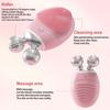 Face Roller Facial Cleansing Brush 5 Modes Adjustable IP67 Waterproof Compact Design Portable Electric Facial Massage Tool