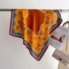 Fashion Password Printed Silk Scarf Square Scarf High-End Shawl Professional Versatile Neck Small Square Scarf Headscarf