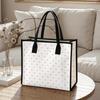 Fashion Casual Tote Bag Large Capacity Women Daily Commute Printed Shoulder Bag