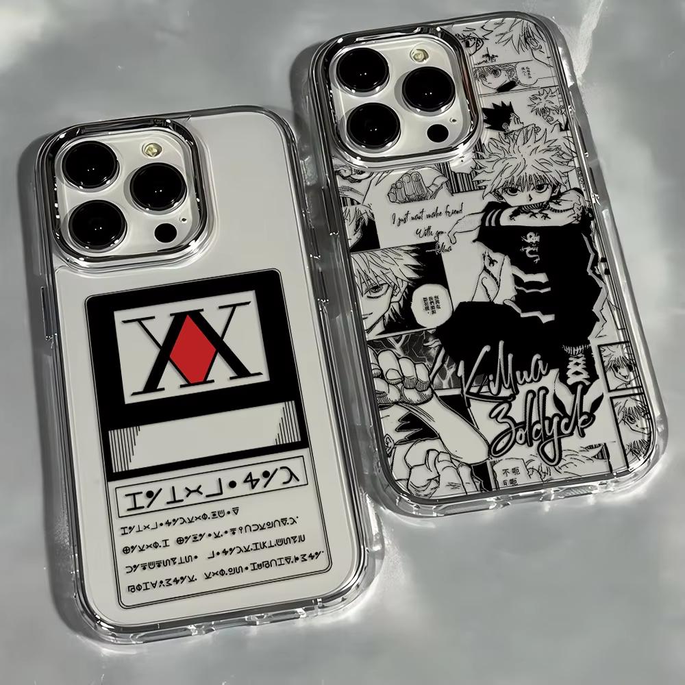 Горячий Аниме HUNTER×HUNTER Чехол для Телефона Для iPhone 17 Air 16 e 15 14 13 12 11 Pro Max Plus SE 2020 2022 Мягкий Прозрачный Чехол