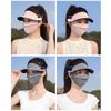 Маска для лица с петлями для ушей и козырьком Женское защитное полотенце для лица Модная маска для велоспорта Лето