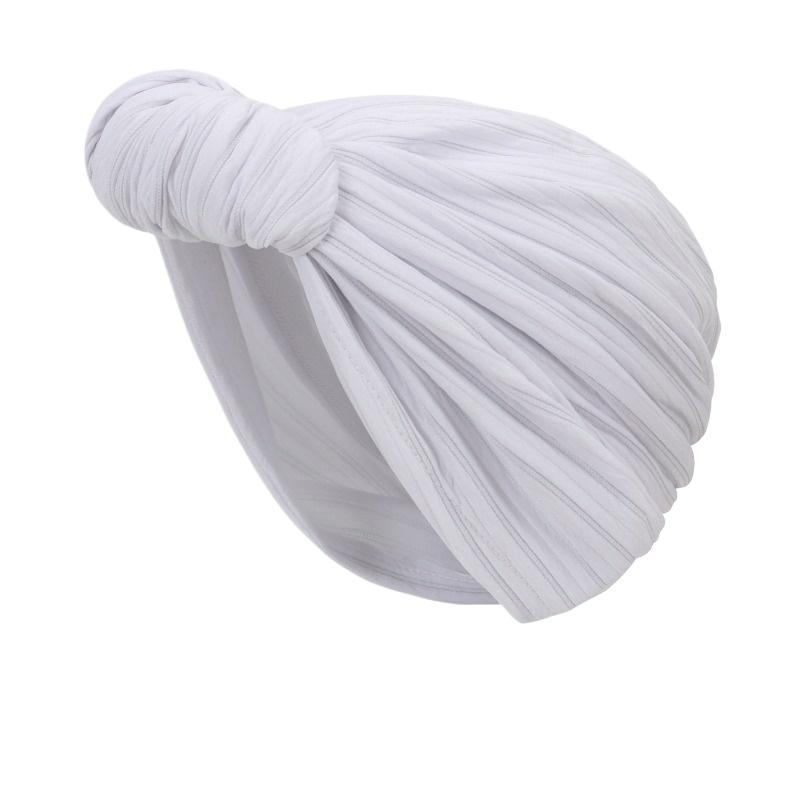 Silver Wire Cow Horn Toe Cap Autumn Winter Knot Fashion Headscarf Hat Women's Hats