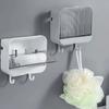 1pc-hanging Dust Soap Box Wall Mounted Soap Holder Creative Soap Storage Container Bathroom Accessories