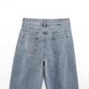 2025 Spring Women's European-American Style Versatile Spliced Casual Long Pants
