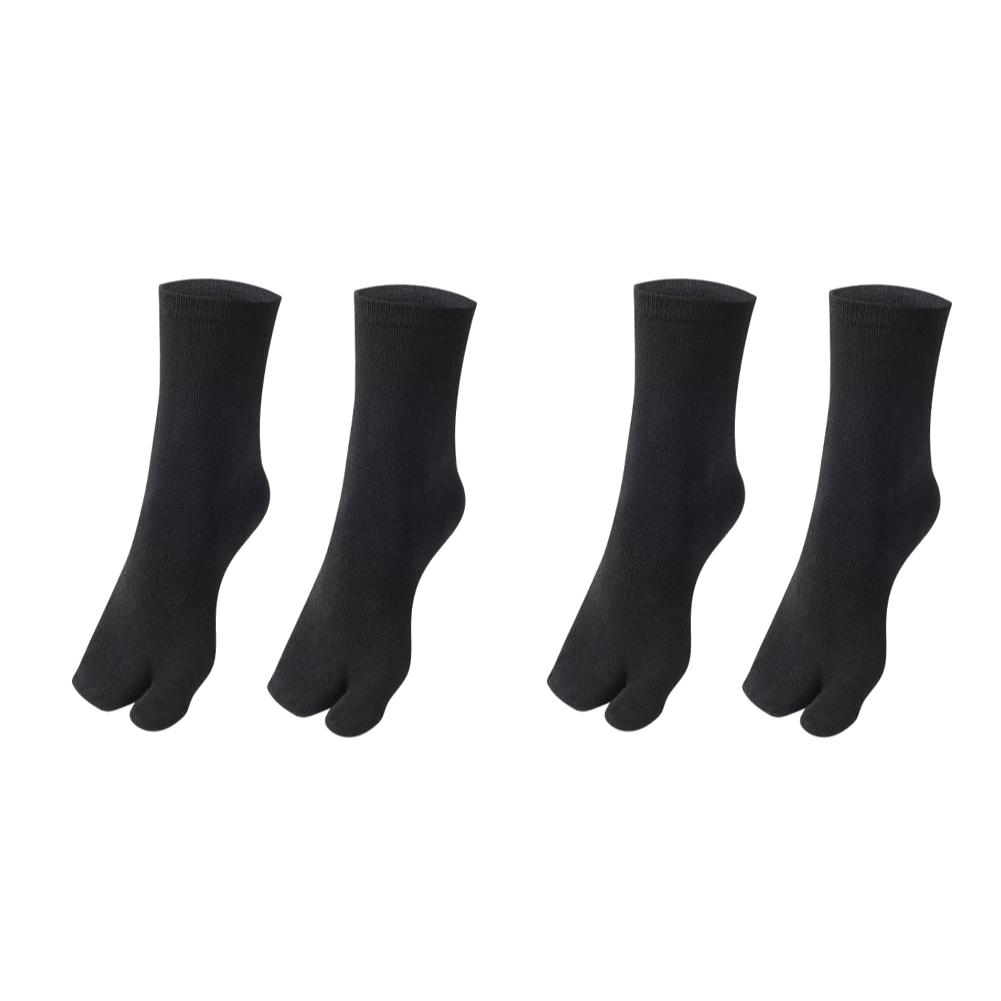 1-5 шт. женские/мужские унисекс сандалии шлепанцы с разрезом два носка японские кимоно носки с двумя пальцами дезодорирующие дышащие длинные носки