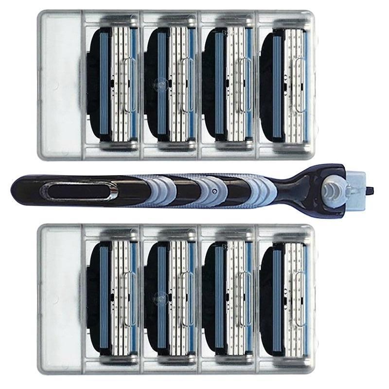Men's Shaving Blades 3-Layer Razor Blade Manual Razor Compatible With Razor Machine Mache 3