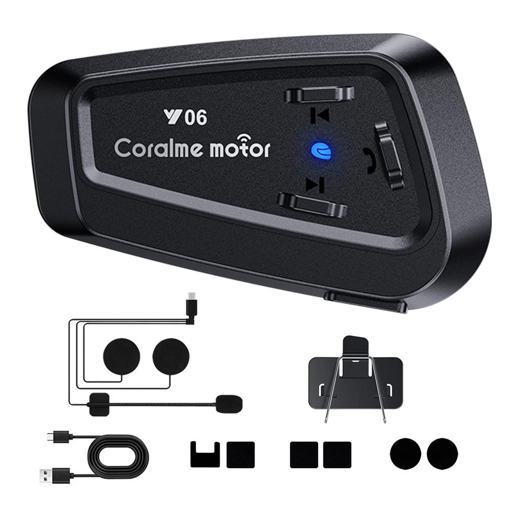 creative Motorcycle Hat Wireless IPX6 Noise Cancellation Intercom RGB Light Speaker for Double Use supplies for Atv Dirt Bike