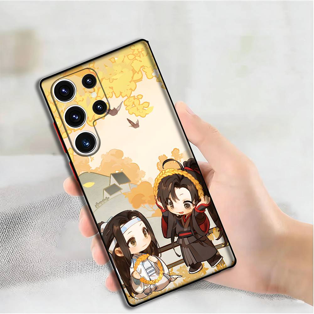 Kawaii Mo Dao Zu Shi Phone Silicone Case for Samsung S24,22,20,23,21,20 Ultra Plus Lite 5G Print Cover