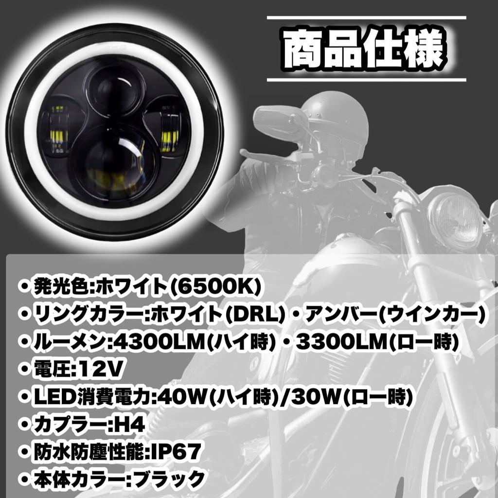 Kanoan LED Headlight with Squid Rings for Compatible with Genuine Daytime Running Projector Turn and Ring Universal Custom Parts 7-inch Wrangler,