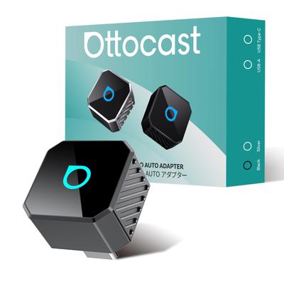 OTTOCAST Ottocast Mini Pot Порт 2025 Последний Ottocast MINI Pot Беспроводной Авто для Автомобилей с Заводским Проводным Bluetooth-штекером Автоматически Совместим с