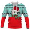 Funny Santa Claus Graphic Hoodies For Men Clothes Fashion Christmas Gifts Tracksuit Snowman 3D Printed Pullovers Y2k Kids Hoody