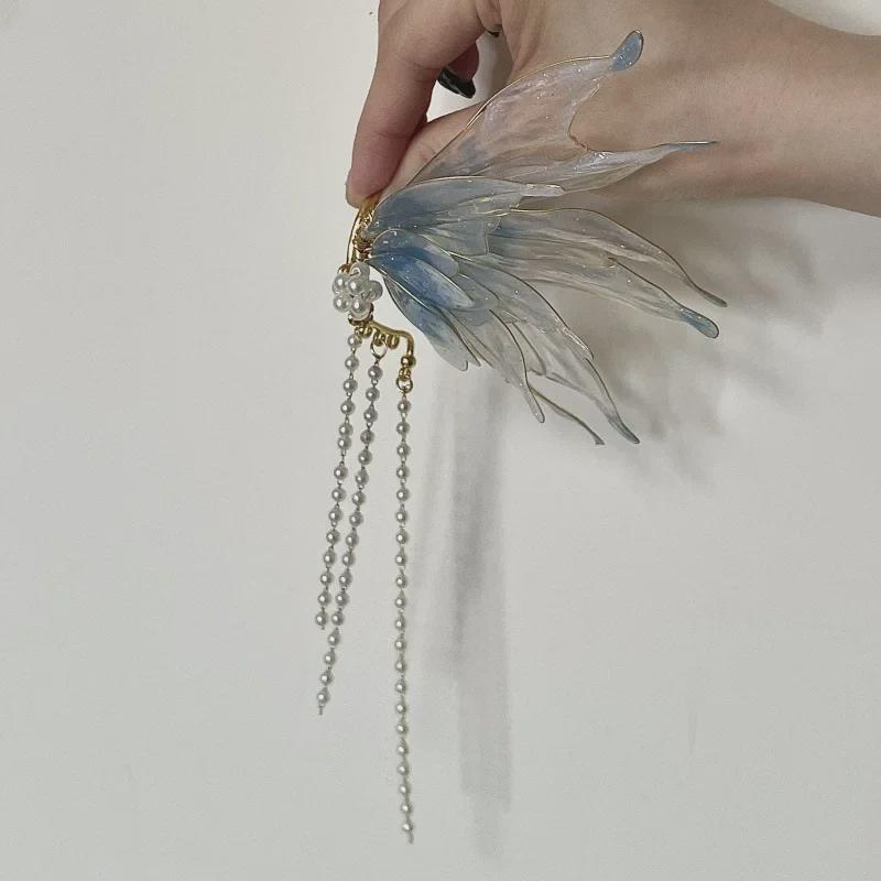 Exquisite Pearl Tassel Earrings - Elegant & Trendy Design