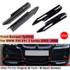 For BMW 3 Series E90 E91 M-Tech 320i 330i 2005-2008 Car Front Bumper Lip Side Splitter Spoiler Kit Fog Lamp Cover