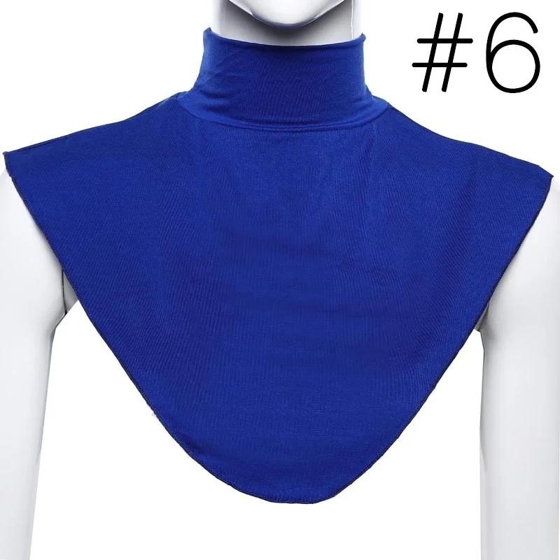 Charming Women's Fashion Modal False Collar Hijab Moslem Fake Collar Faux Turtleneck Neck Dickey False Mock Blouse Half Top