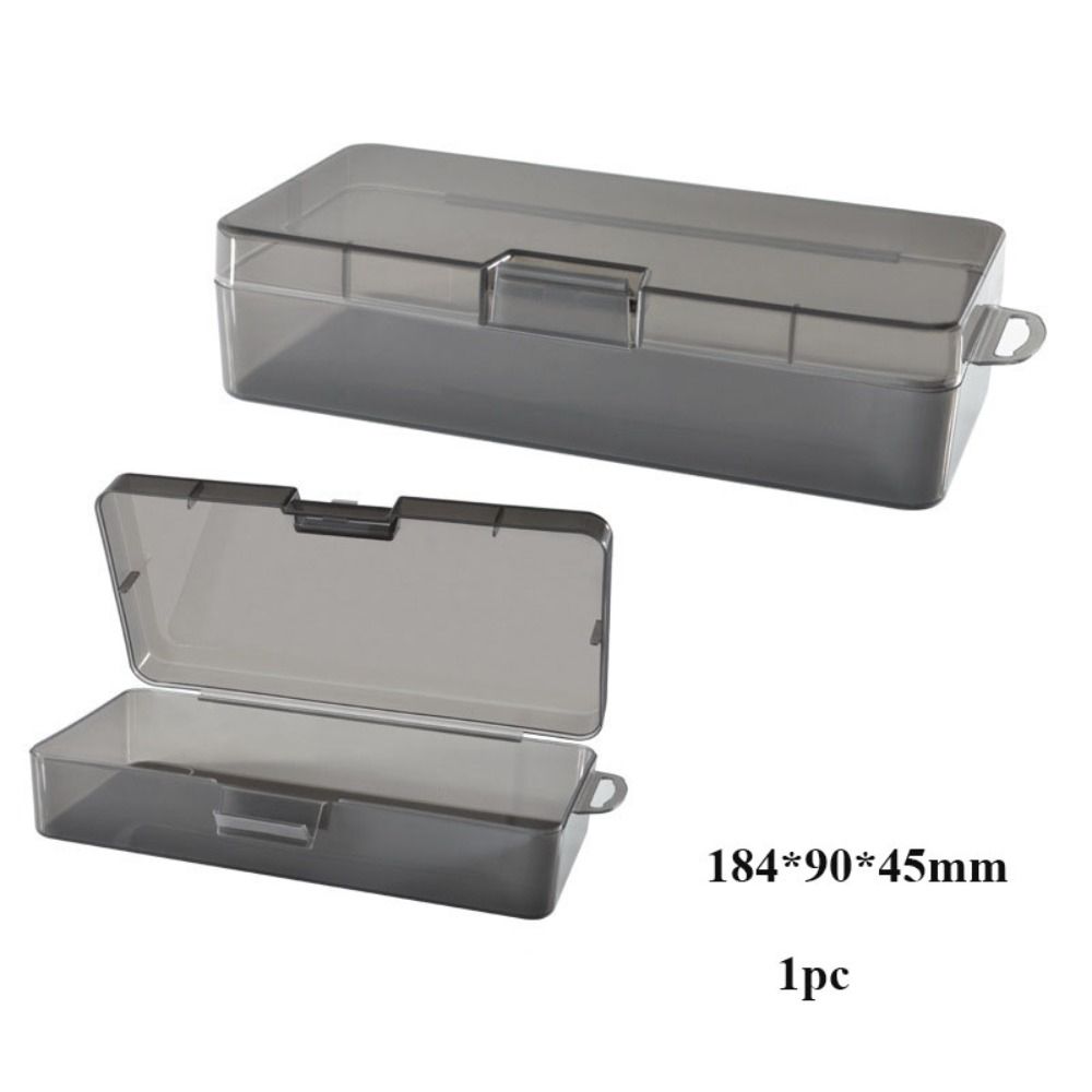 Plastic Storage Box Square Small Items Case Portable Packing Boxes Power Tools Holder