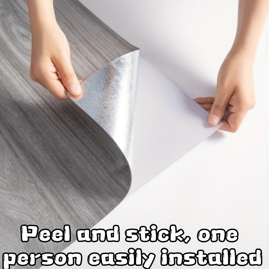 25 шт./50 шт. 3D-текстурные ретро-самоклеящиеся противоскользящие наклейки на пол, водонепроницаемые и стойкие к пятнам наклейки на плитку для кухни, украшение дома