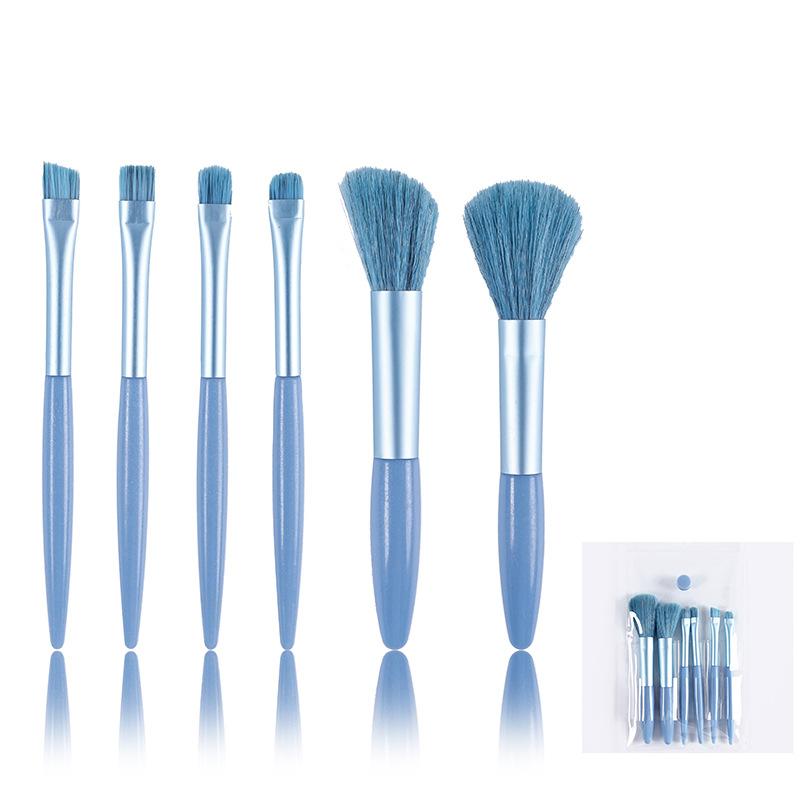 6 Soft-bristled Makeup Brush Set, Portable Eye Shadow Brush, Blush Brush, Beauty Tools, Makeup Brush with Strong Ability To Pick Up Powder