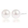 Lala Christie Akoya Pearl Stud Single Pt900 Women's Earrings, Pearl, Platinum, Le56-0008-pt