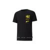 Digital Logo Print Sports Short Sleeve T-Shirt Men Tops Black 855974-01