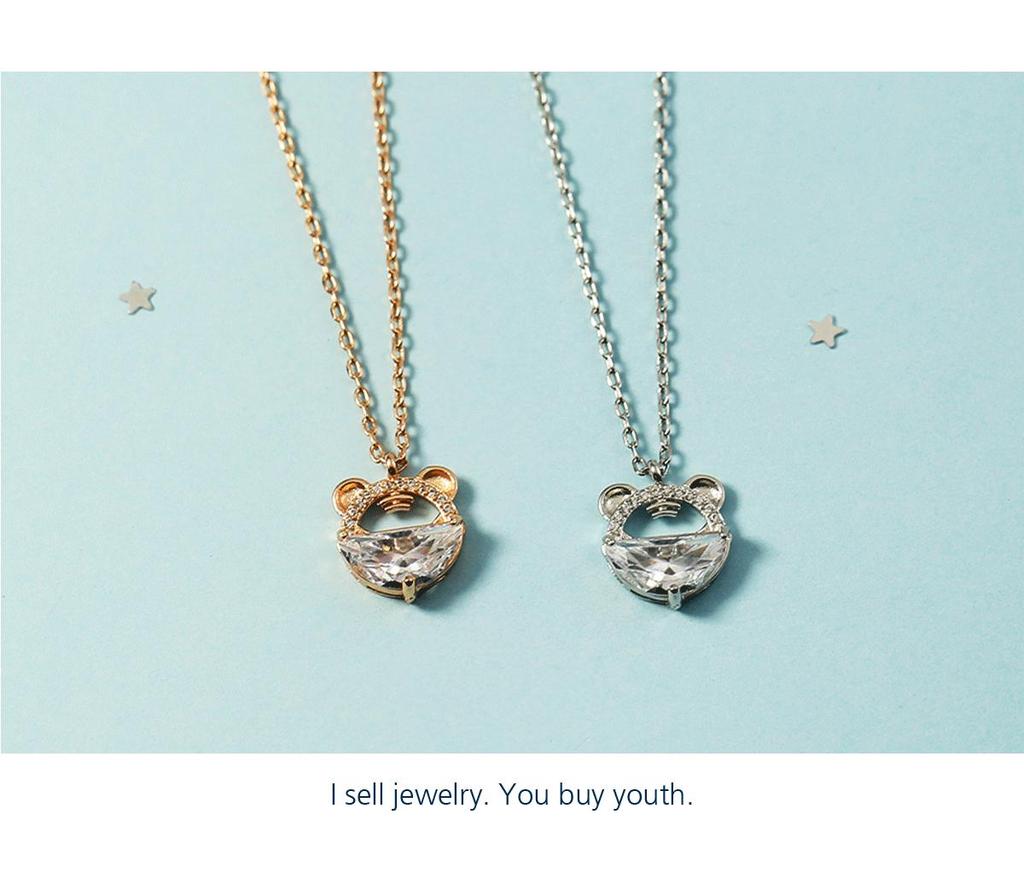 Очаровательное маленькое ожерелье с подвеской в виде тигра - Модная цепочка для ключиц для женских подарков на день рождения и Рождество