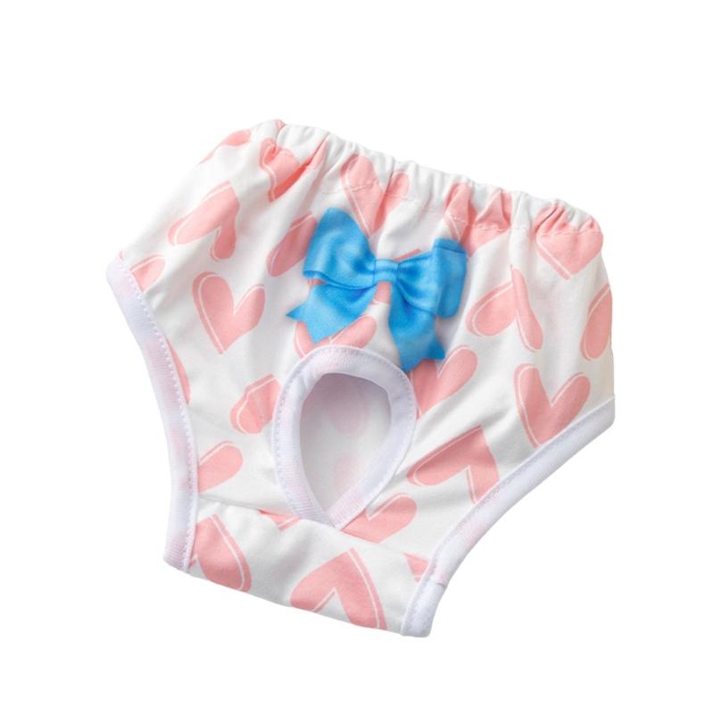 Подгузник для собак Дышащее платье Женские штаны Трусики Шорты Многоразовые Подгузники для собак Период Недержание Моющиеся